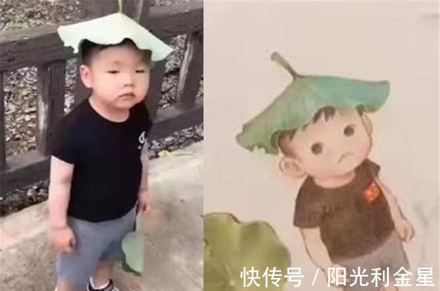 真人|照骗宝宝!萌娃因宝妈手绘漫画形象走红,看到真人后亲妈滤镜