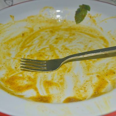 咖喱酱|咖喱巴沙鱼盖浇墨鱼汁意面