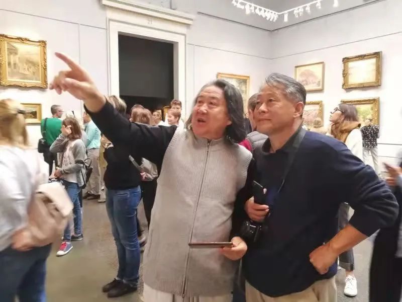 杨大眼造像@中西结合笔传情·锐意创新始通神——张山绘画人物山水艺术新貌