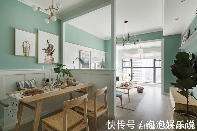 艺术性|80平简约风二居室，让家里的每一个功能呈现出艺术性
