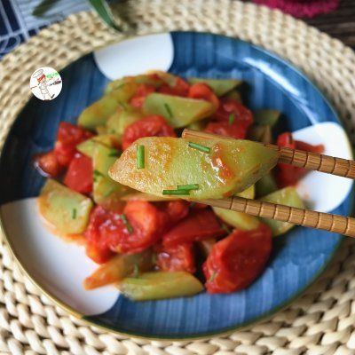 营养餐|#助力高考营养餐#番茄炒莴笋