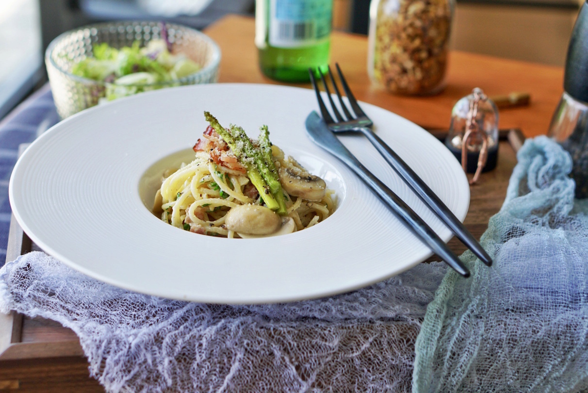 奶香四溢的意大利面,简单易学,新手也能一次性成功!