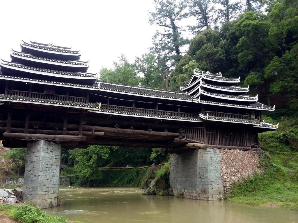 清朝设计的风雨桥居然已是人畜分行还是双层立交现为国家级文物