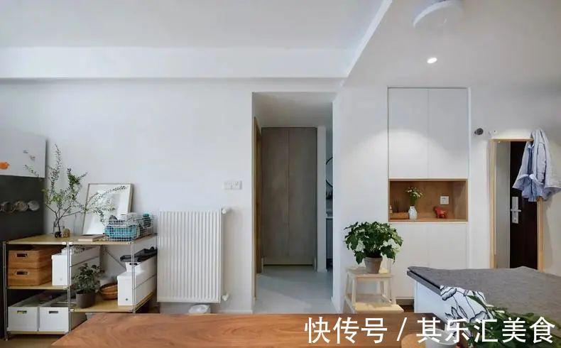 小公寓|麻雀虽小五脏俱全,这套40㎡的小公寓,一眼望去全是设计亮点!