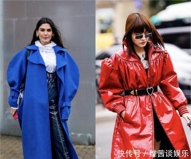 今年冬天流行羊腿袖大衣，时髦复古还凸显气场，小个子女生也能穿