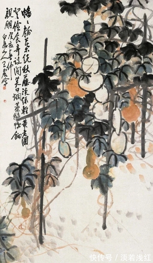 王震#海派大家｜转师多益，王震花鸟画