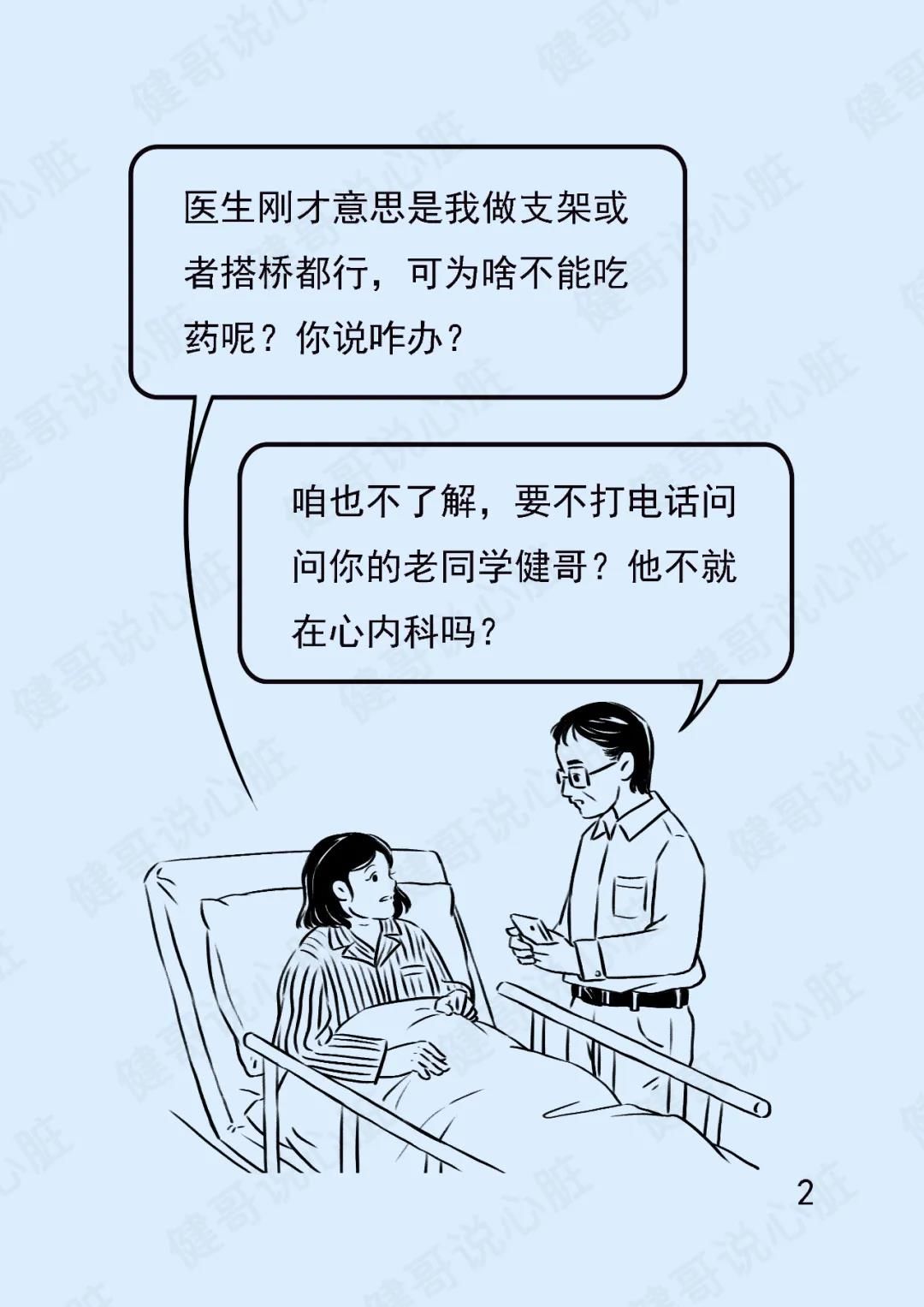 健哥|【健哥说心脏】冠心病，做支架？搭桥？还是药物更强？