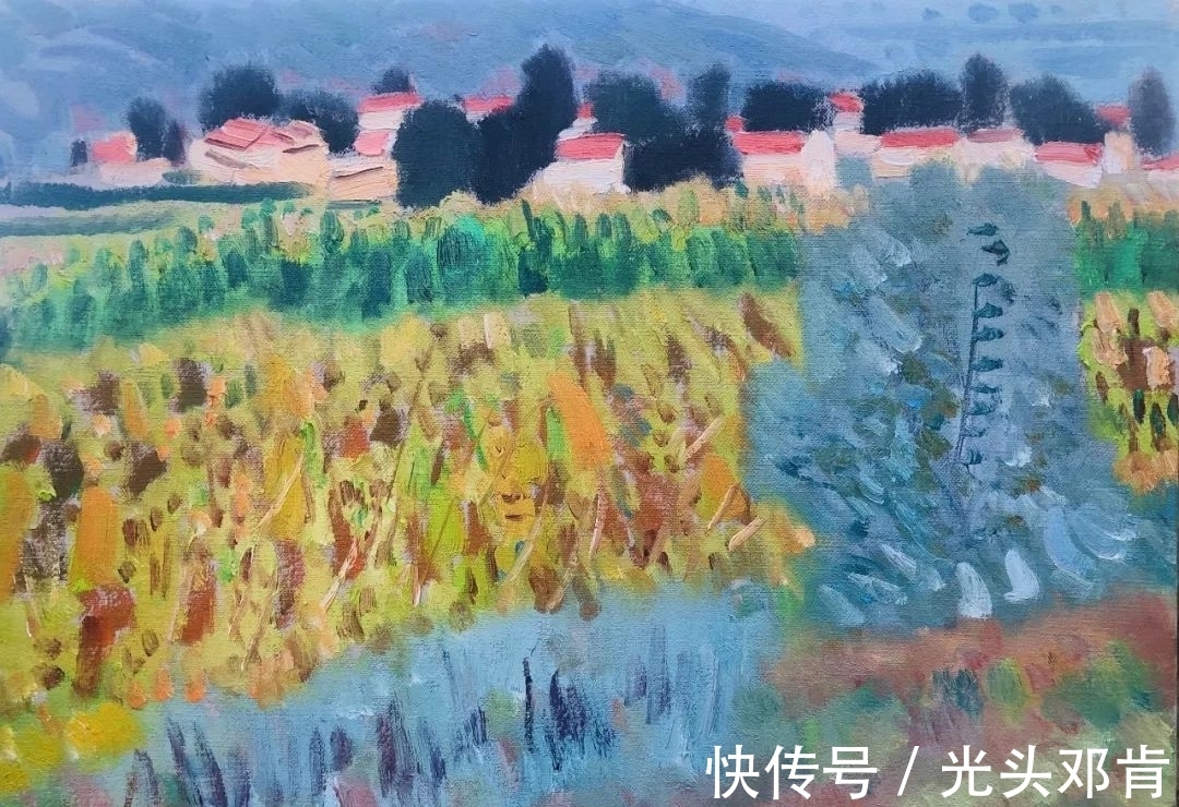 写生！著名画家王克举秋日大同浑源写生，描绘“心中的风景”