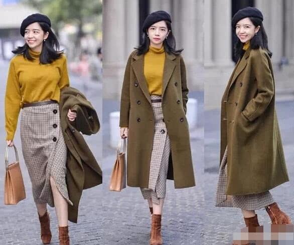 卫衣 女人,不管穿毛衣还是卫衣,建议配这外套,洋气又保暖