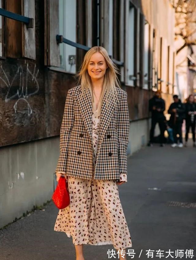 裙子 西装+裙子、西装+牛仔裤,秋冬这样搭配,时髦气质到不行!