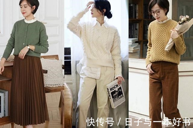 通勤风 秋冬季优雅通勤风穿搭示范,不用费力简单就可以很美!