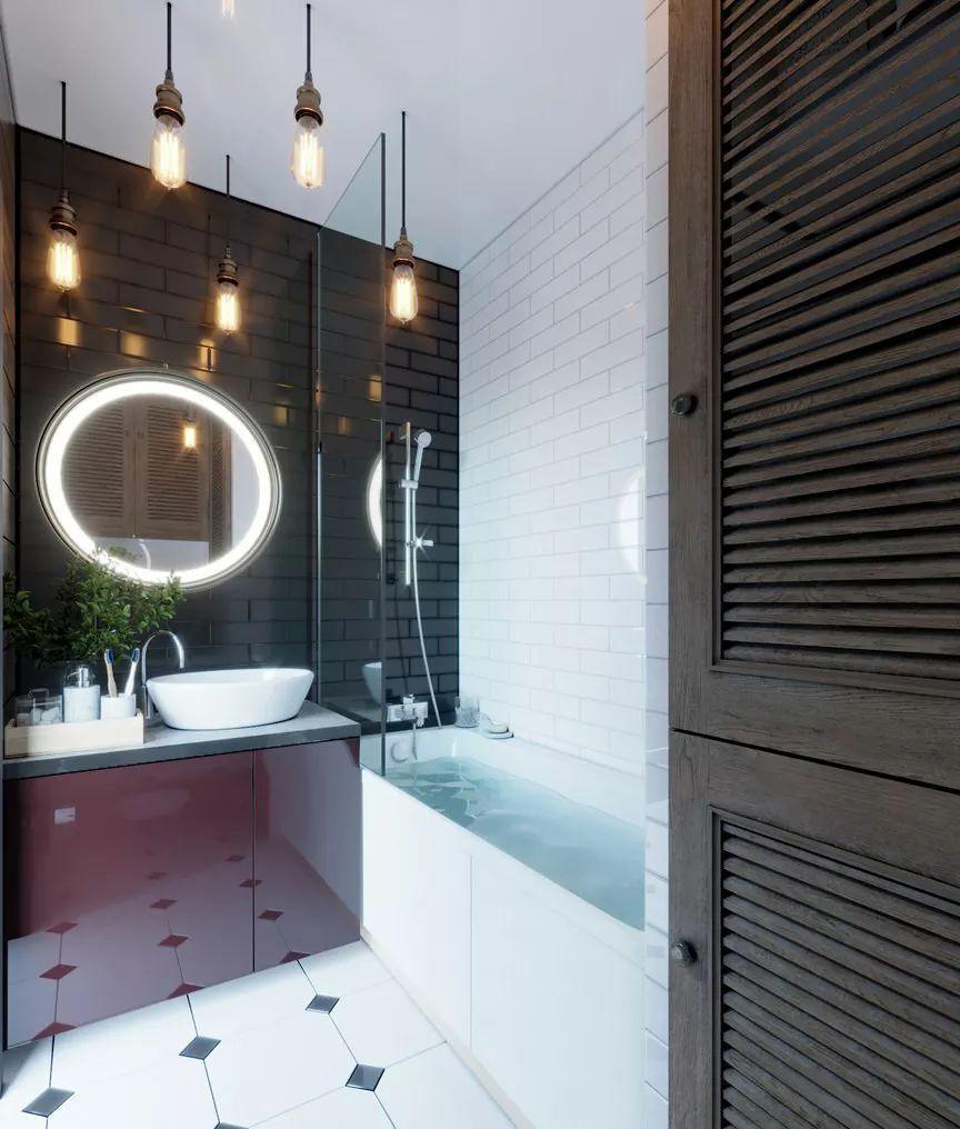 洗手盆|卫生间的10个设计原则,让小卫生间装出豪宅的大气感!