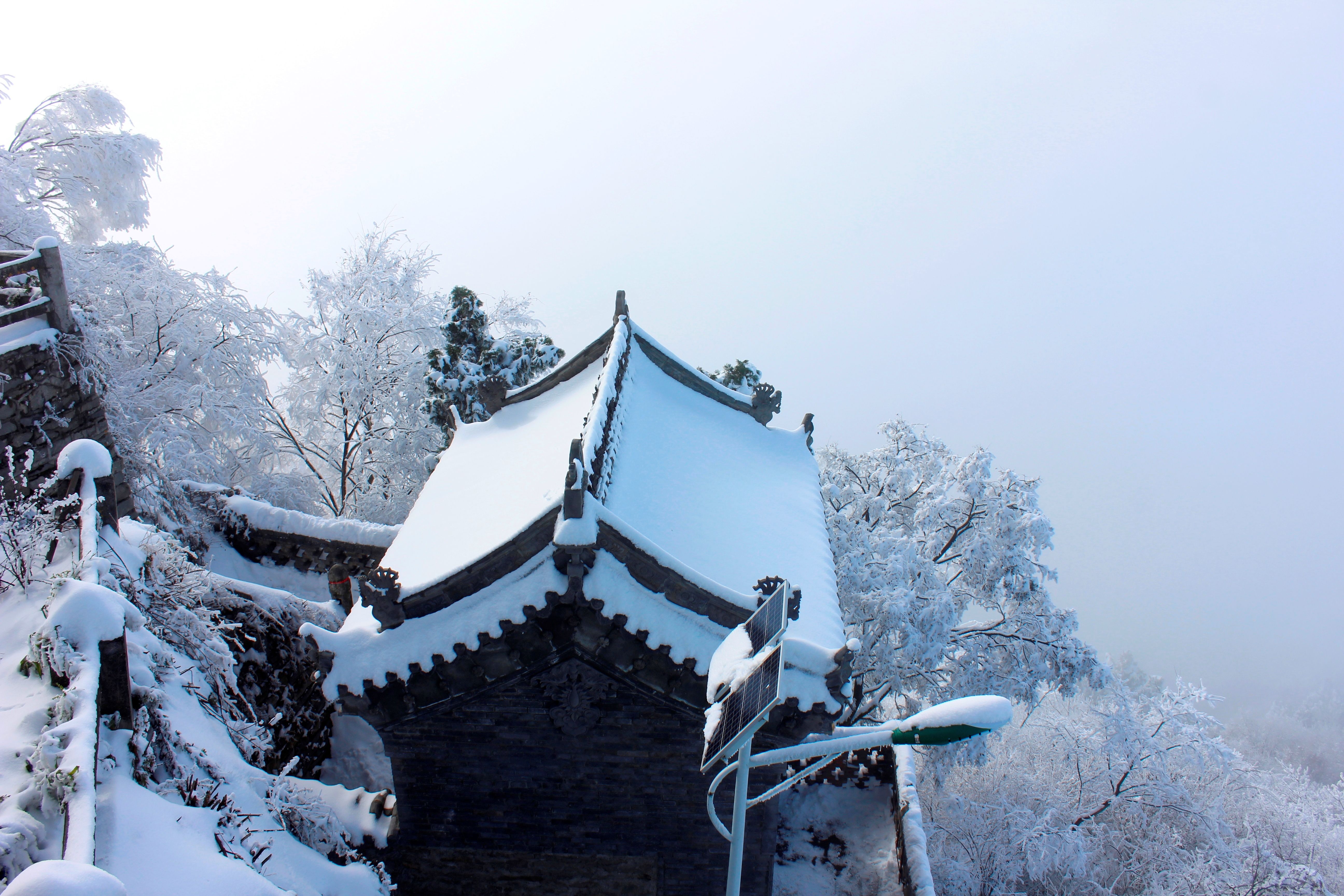 征集|【年末福利征集】雪后南五台幸遇云海