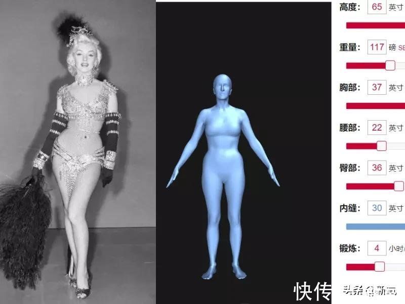 腰臀比|7个维度模拟出你的3d身材，这是什么神仙操作？