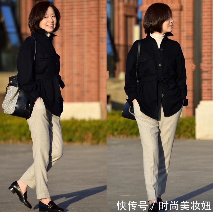 冬季 见过世面的50岁女人,冬季穿衣不做作,简约优雅才是关键