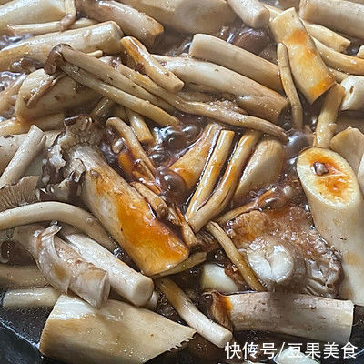 干烧茶树菇|#东古家味美食#干烧茶树菇