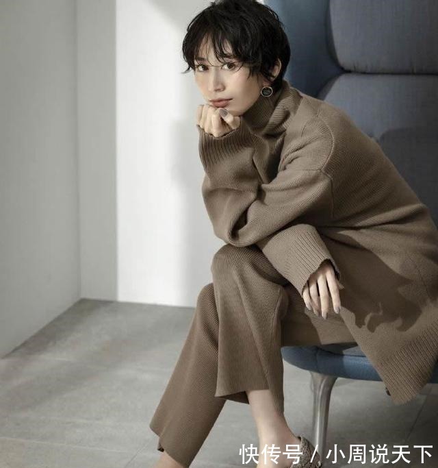 穿搭 凭着一头“短发”,中年的她美得高级!3大穿搭要点,学会你也行!