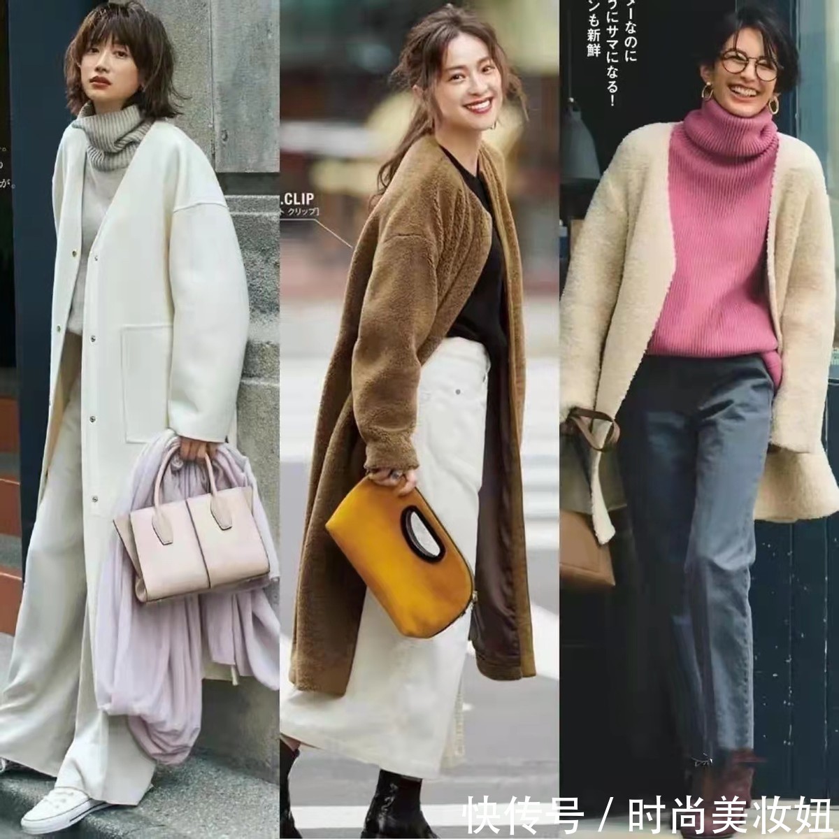 极简风|年过40岁的女人,穿大衣要干净高级,借鉴日系风穿搭,简约又时尚