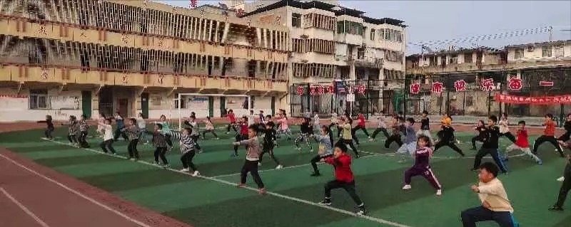 中小学校|安徽阜南：曹集镇各中小学 校武术进校园，传承优秀传统文化