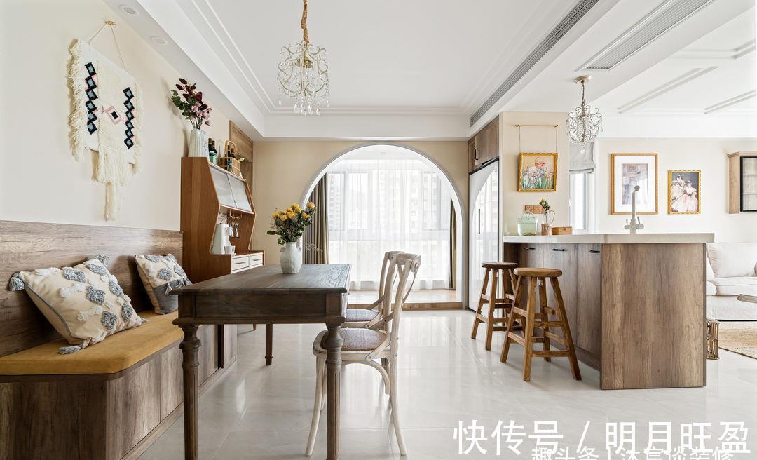 双开门|同样是原木风,她家不跟风不顺应主流,混搭出的效果让人眼前一亮