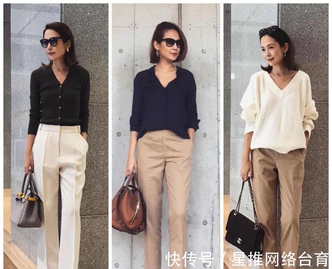 高级感|秋天更适合穿裤子，3种“烂大街”的裤装，这样搭配高级感倍增