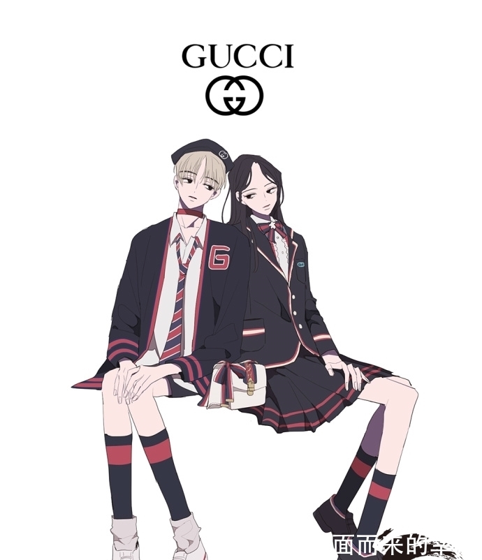 小姐姐|奢侈品牌拟人化:GUCCI校园风、YSL基情满满,CP设定太棒了!