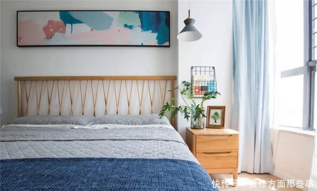 北欧|87平北欧混日式风将客厅打造舒适的家庭影院，阳台设计成品茶区