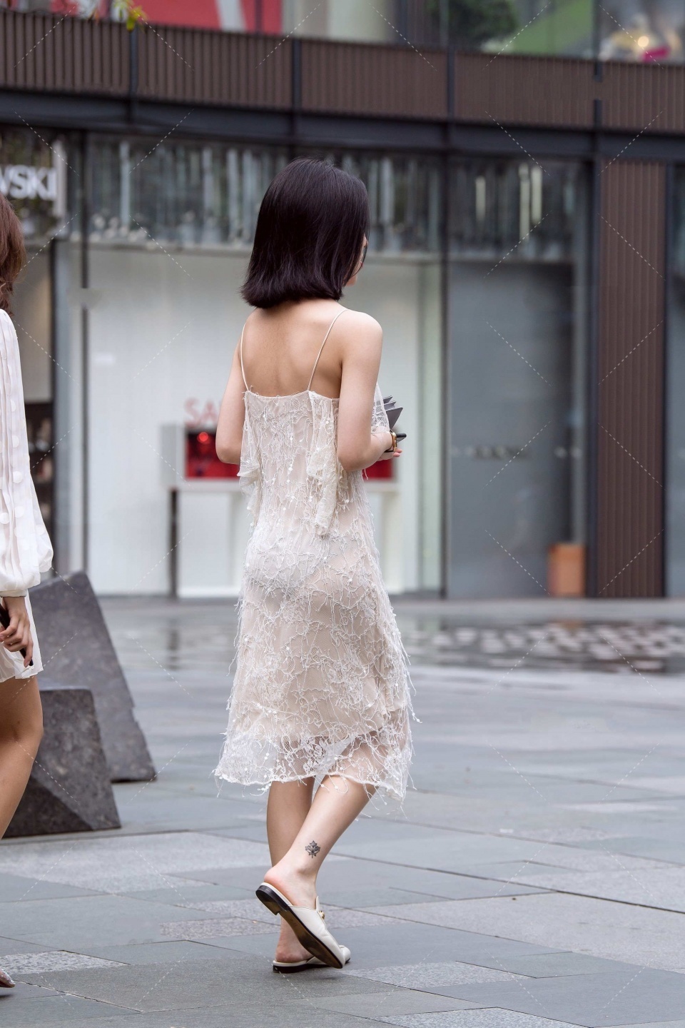 长裙|骨干的气质美女，睫毛一闪一闪的，如此的纯洁美丽