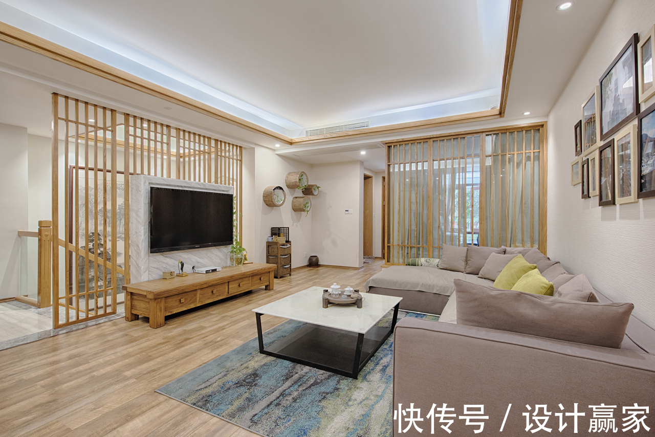 灰木纹|480㎡禅意空间,日式实木别墅,自然和谐宁静的家