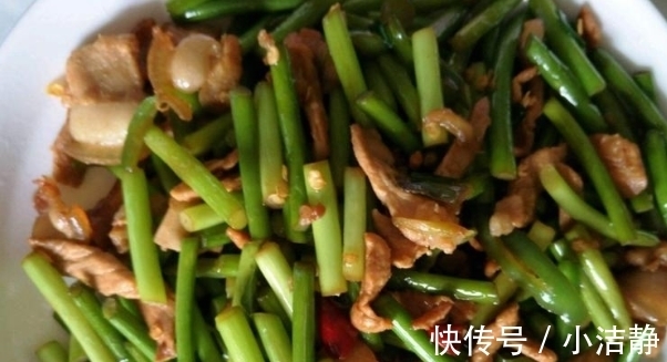 炒肉丝|经典家常菜，蒜苔炒肉最简单的做法，营养又美味，大人孩子都爱吃