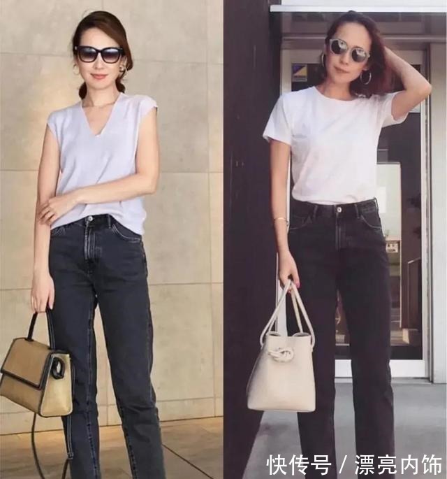 牛仔裤 40、50岁女人别总穿一身黑,今年流行这样穿,时髦减龄还有气质!