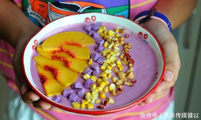  用紫薯和坚果，做一道营养早餐，开胃清爽去油腻！比饺子营养