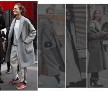 买大衣就要挑“经典色”！灰色大衣高级有气质，穿几年也不过时
