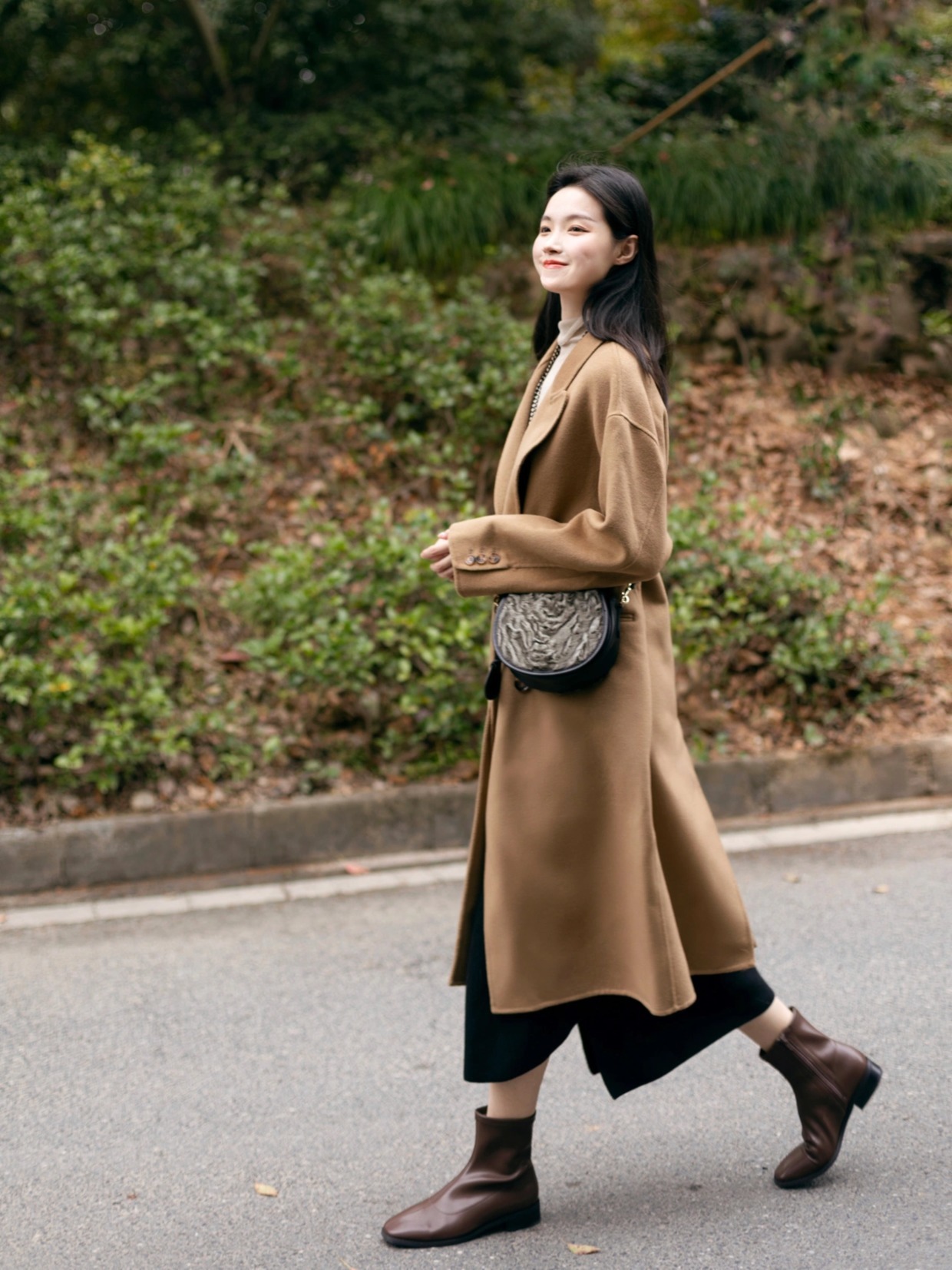 牛角扣|慵懒风大衣你get了吗?减龄又休闲,冬日的宝藏搭配!