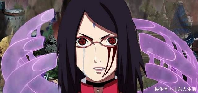 公开|博人大筒木形态公开,左净眼右轮回眼,背后浮现出他的影子