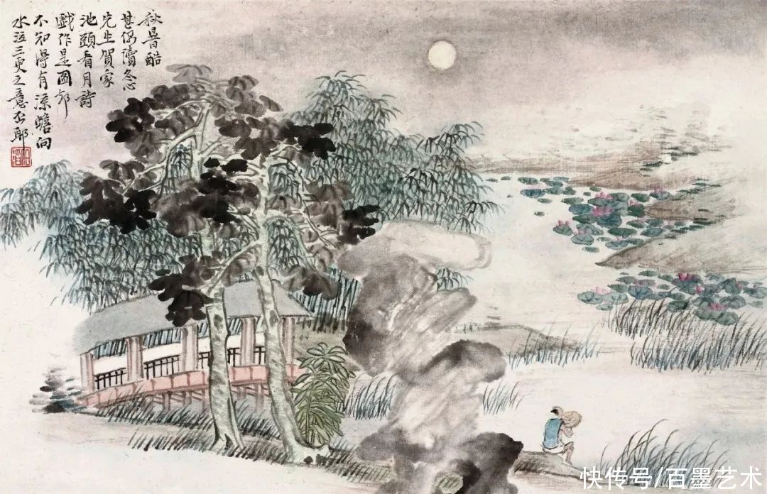 花卉|清末他被时人称之为“江南第一山水画家”