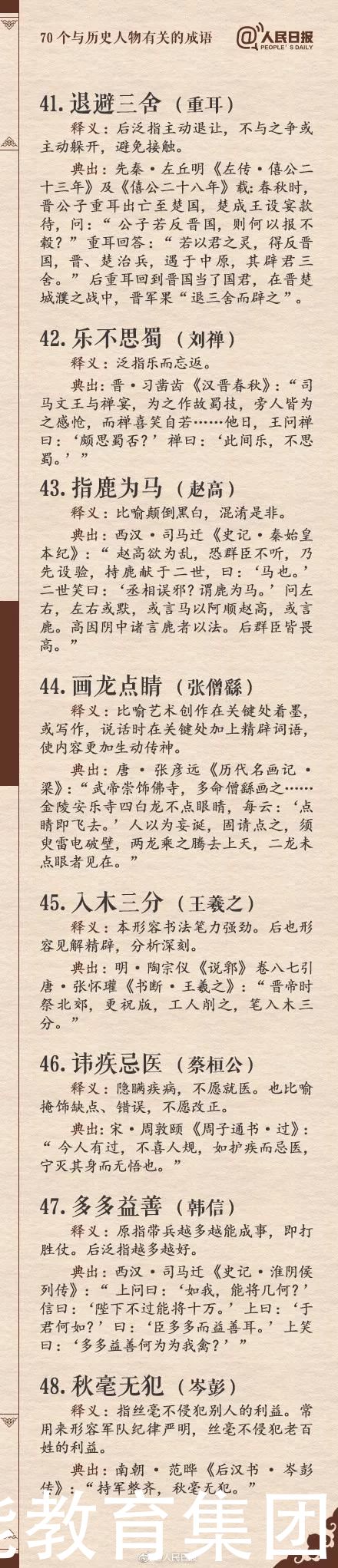 寒假充电！70个与历史人物相关的成语，帮孩子涨知识