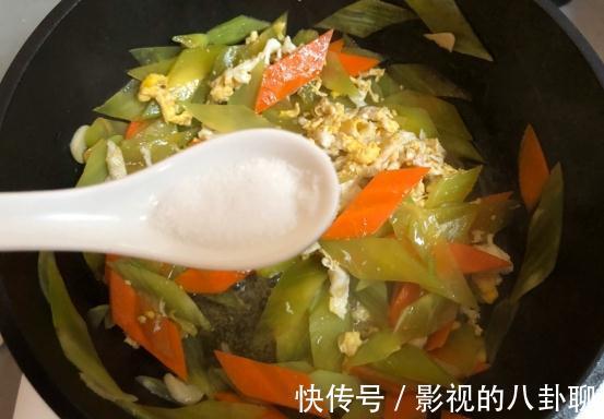 莴笋炒鸡蛋，家常美味做法简单，鲜香又美味