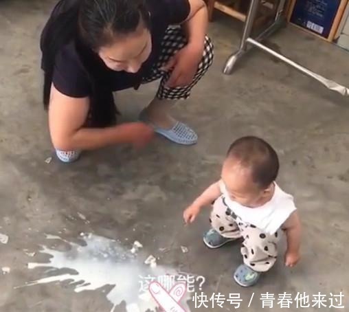 奶奶|“小话痨宝宝”打碎奶瓶和奶奶吵架,网友别说了,是爸爸弄得!