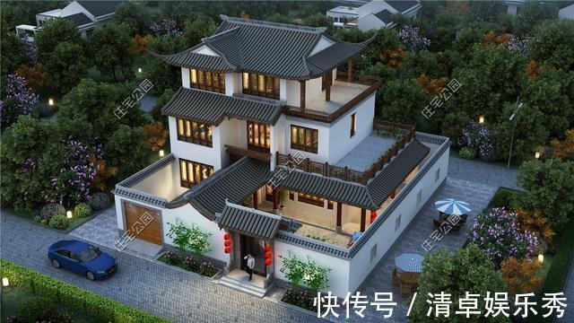 建筑面积|建房预算20万起,我帮你挑了这5套中式小院,哪套更好?