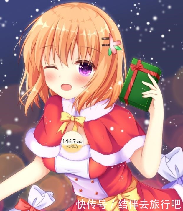 日本画师笔下的圣诞妹子们,戴着圣诞帽的爱莉酱好可爱