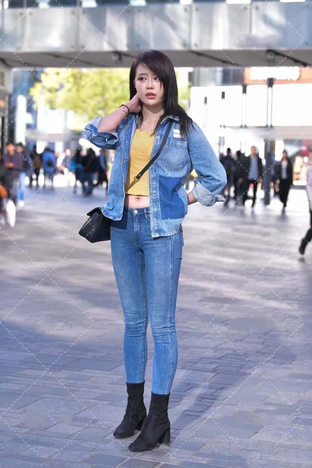 套装|懒人必备的“牛仔套装”穿搭, 简约时髦, 个性十足!