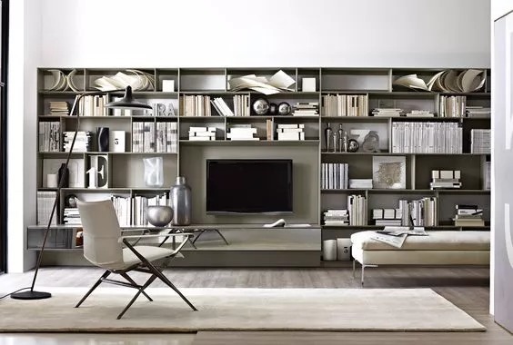 书籍@书房已经落伍啦,现在流行的是家庭图书馆!