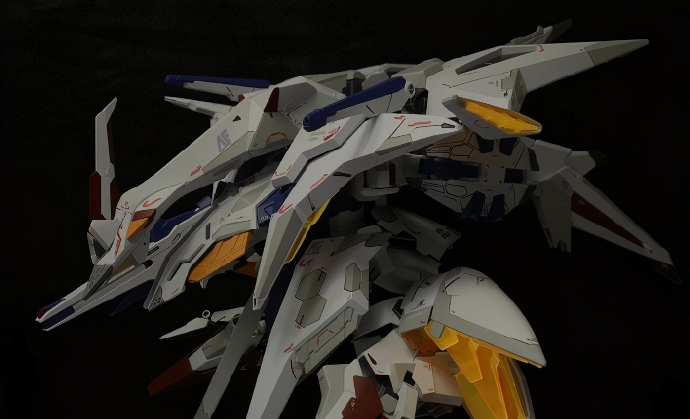 高达|黄色飞行光效还原,大白鹅佩涅罗佩高达模型
