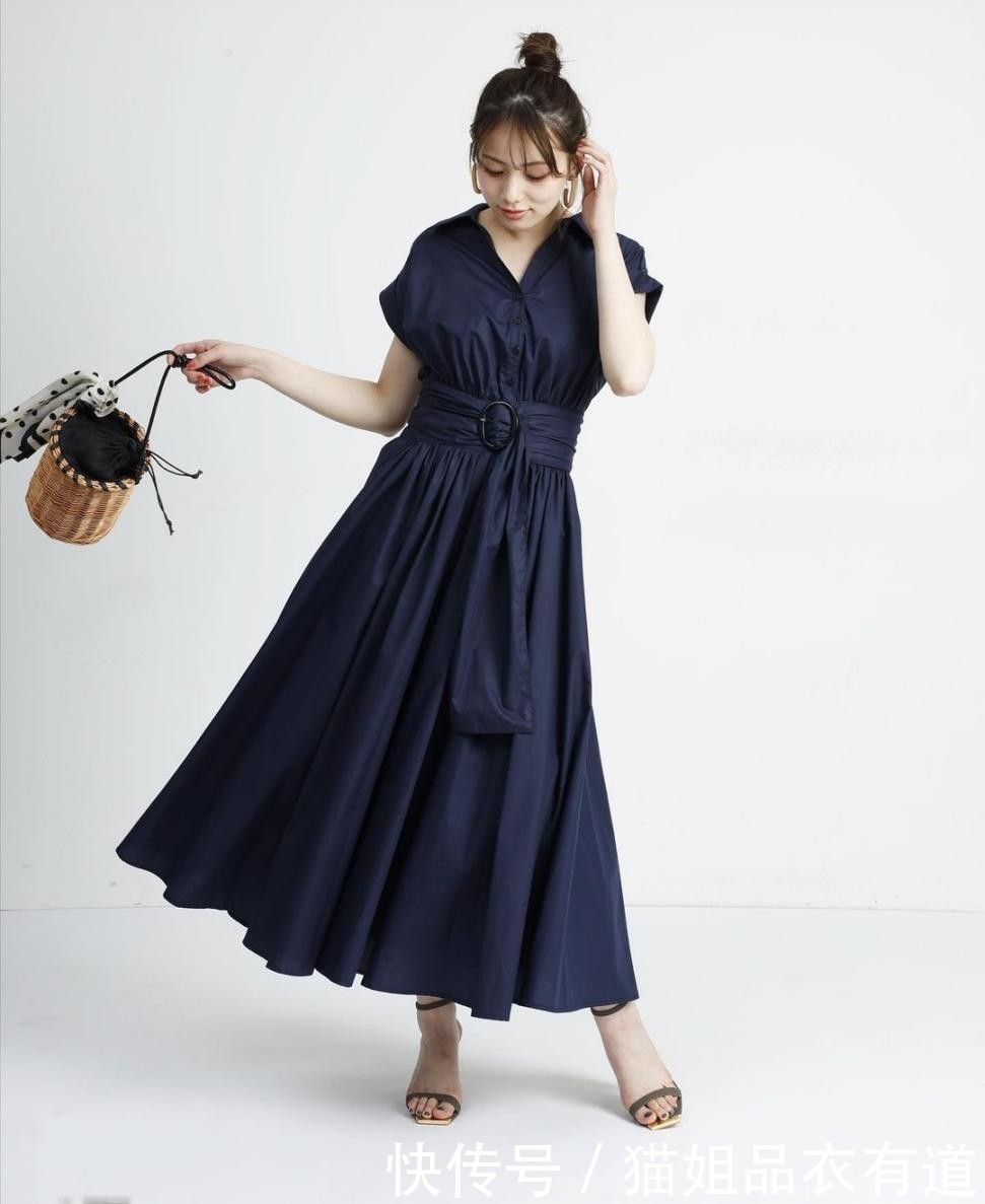 高跟鞋|“衬衫裙”有多百搭?单穿or叠穿,皆可玩转时髦,照着学足够美