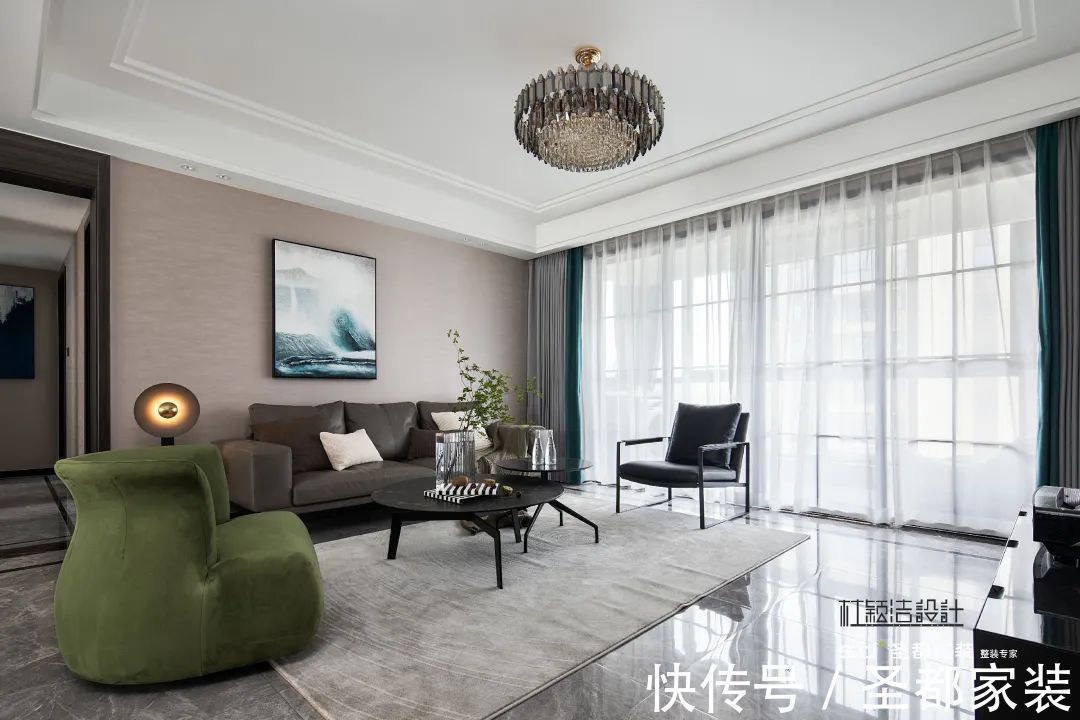 点亮色|家装轻奢风风靡之四大设计法则,新家照着装,美观高档不过时!