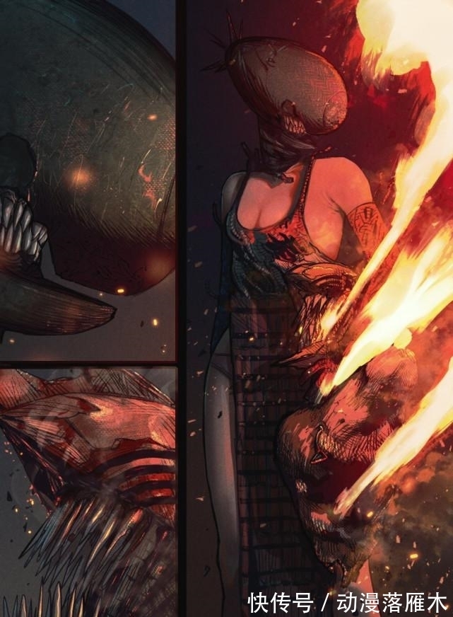 自制|又见神仙画画,国外粉丝自制《电锯人》上色版漫画