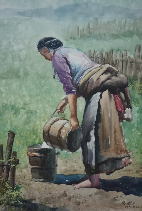 西安美术学院&[第七届庐山水彩节邀请嘉宾]段渊古艺术作品展