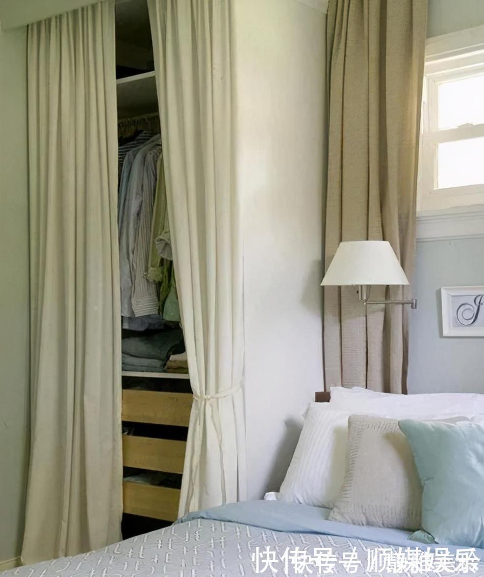 衣帽间|床头两侧利用好，最小的空间腾出衣帽间，比花费2间房打造效果好