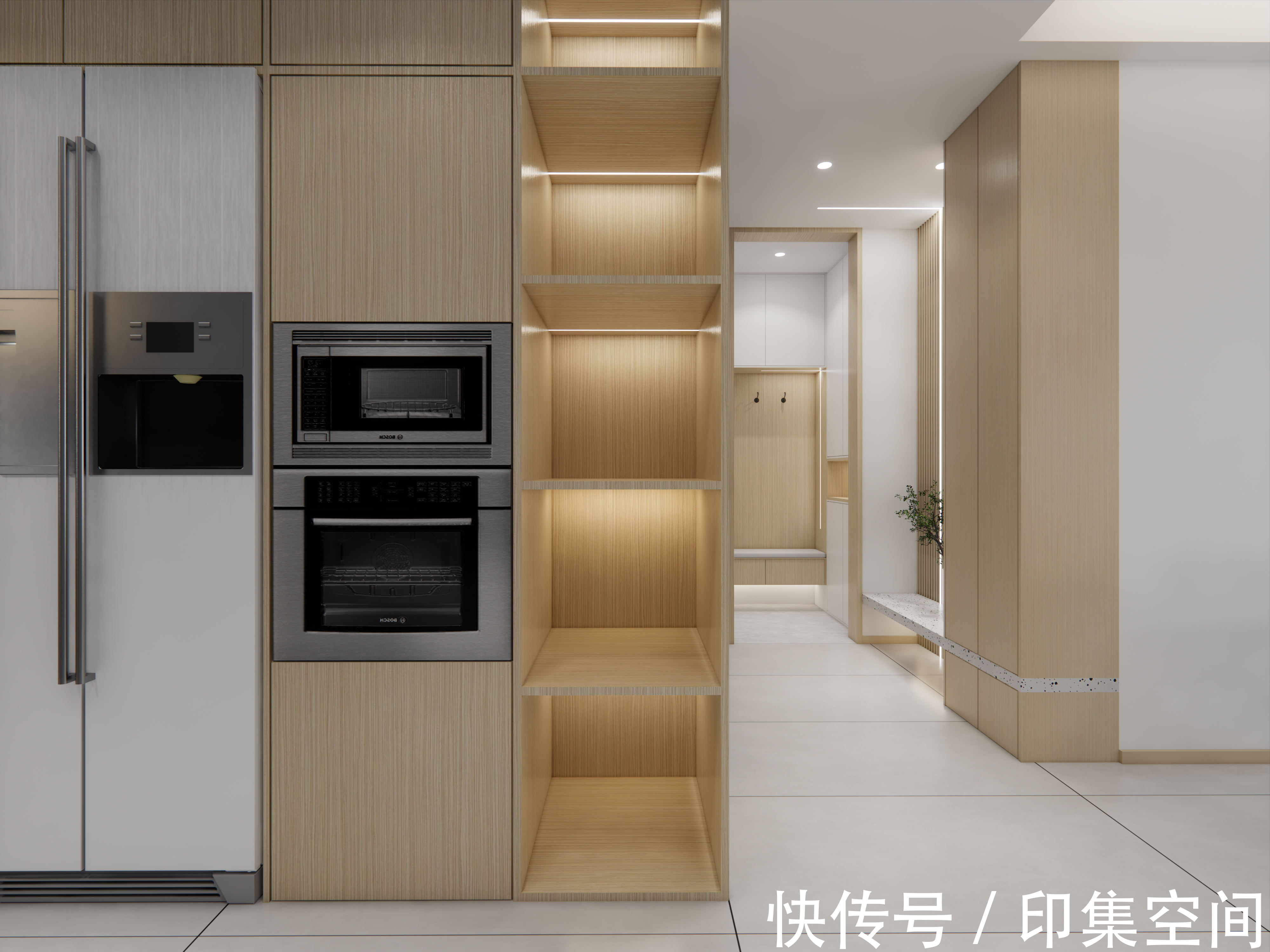 多功能房|150㎡三色打造原木极简风